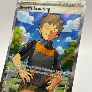 Pokemon TCG Journey Together - Brock’s Scouting 179/159 Full Art Trainer NM FRENLY BRICKS - Open 7 Days