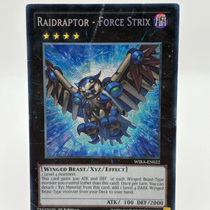 Yu-Gi-Oh Raidraptor - Force Strix 1st Edition Secret Rare WIRA-EN022 HP FRENLY BRICKS - Open 7 Days