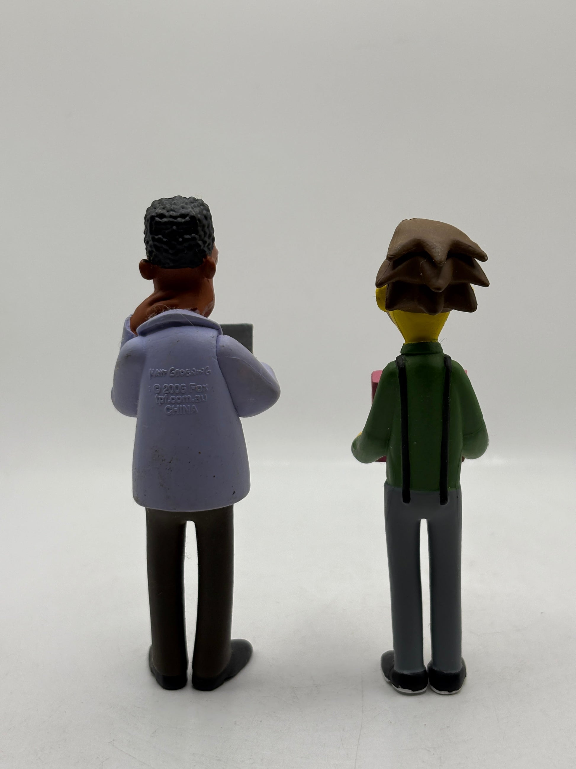 The Simpsons 2006 Lenny & Karl Action Figures Lot FRENLY BRICKS - Open 7 Days