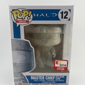 Funko POP Games Halo Master Chief with Active Camo #12 E3 2018 Limited Edition FRENLY BRICKS - Open 7 Days