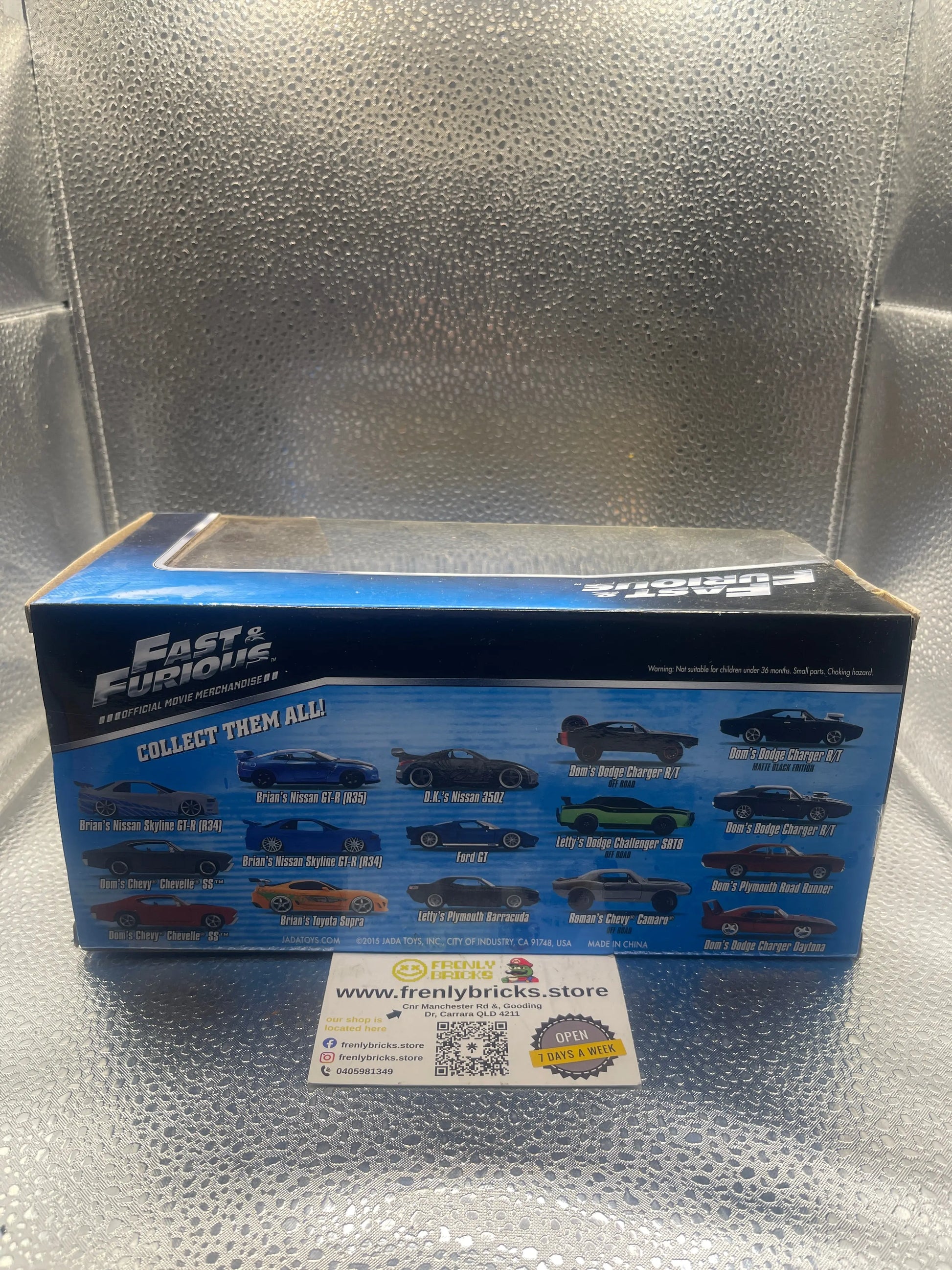 Fast & Furious Brian's Nissan GT-R R35 Furious7 Jada Toys 2015 FRENLY BRICKS - Open 7 Days