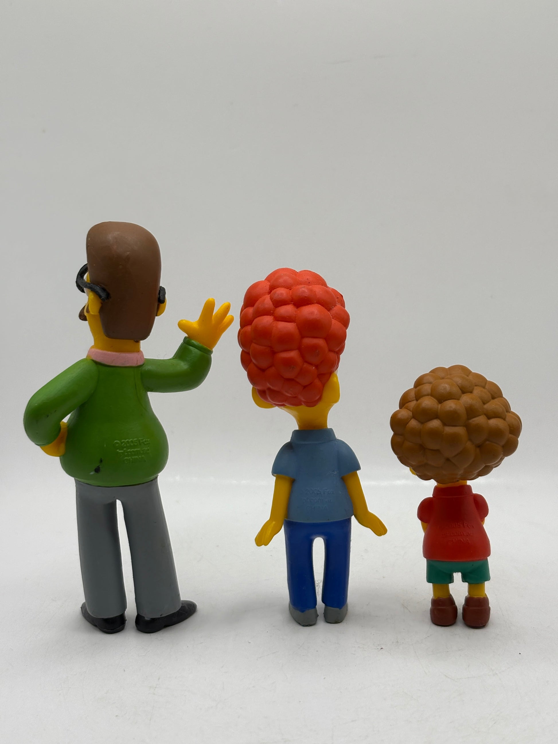 The Simpsons 2006 Flanders Action Figure Lot - Ned, Todd & Rod FRENLY BRICKS - Open 7 Days