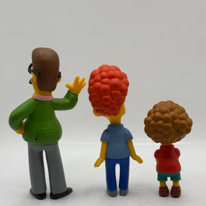 The Simpsons 2006 Flanders Action Figure Lot - Ned, Todd & Rod FRENLY BRICKS - Open 7 Days
