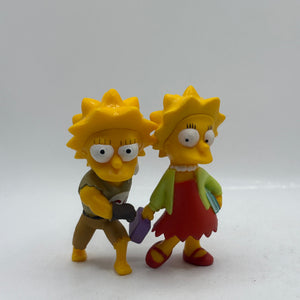 The Simpsons 2006 Maggie & Lisa Action Figures Lot x 4 FRENLY BRICKS - Open 7 Days
