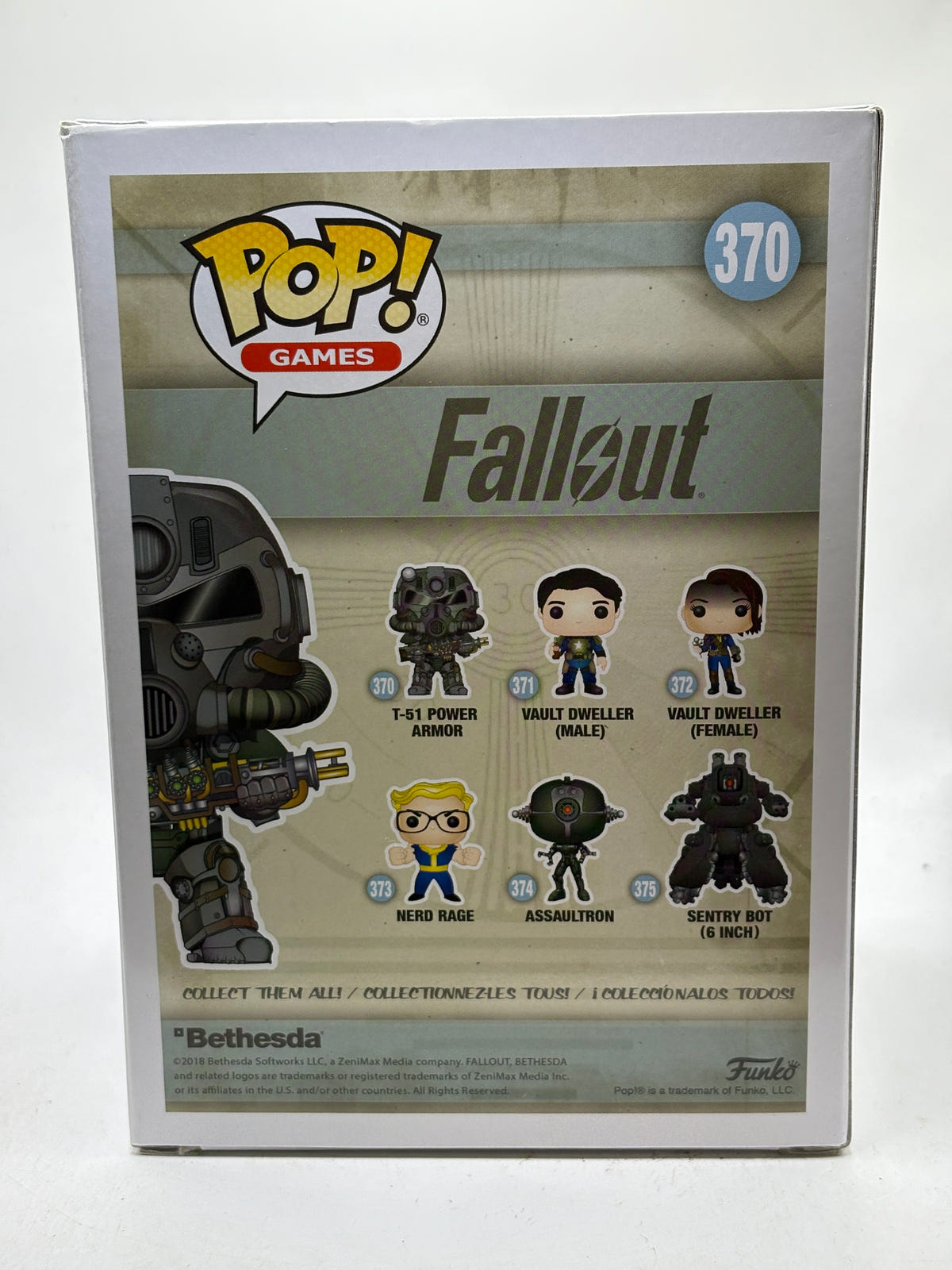 Funko POP! Games Fallout #370 T-51 Power Armor Vinyl Figure image 3
