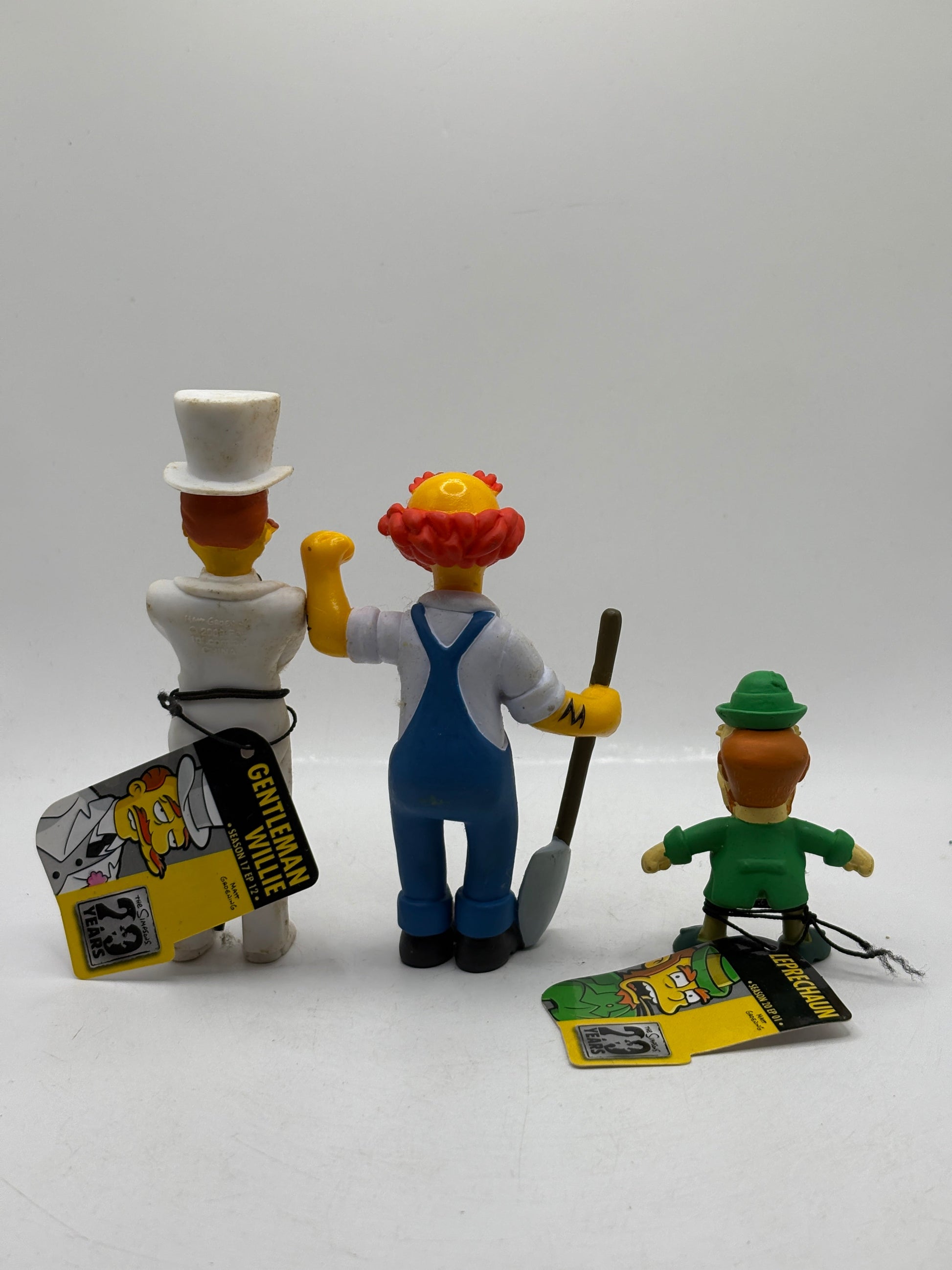 The Simpsons 2005/2009 Willie The Groundskeeper Figure & Leprechaun FRENLY BRICKS - Open 7 Days