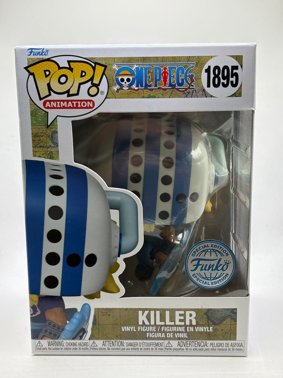 Funko POP! Animation One Piece #1895 Killer Special Edition Vinyl Figure image 1