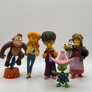 The Simpsons 2005 Action Figure Lot Assorted - Crazy Cat Lady + More FRENLY BRICKS - Open 7 Days