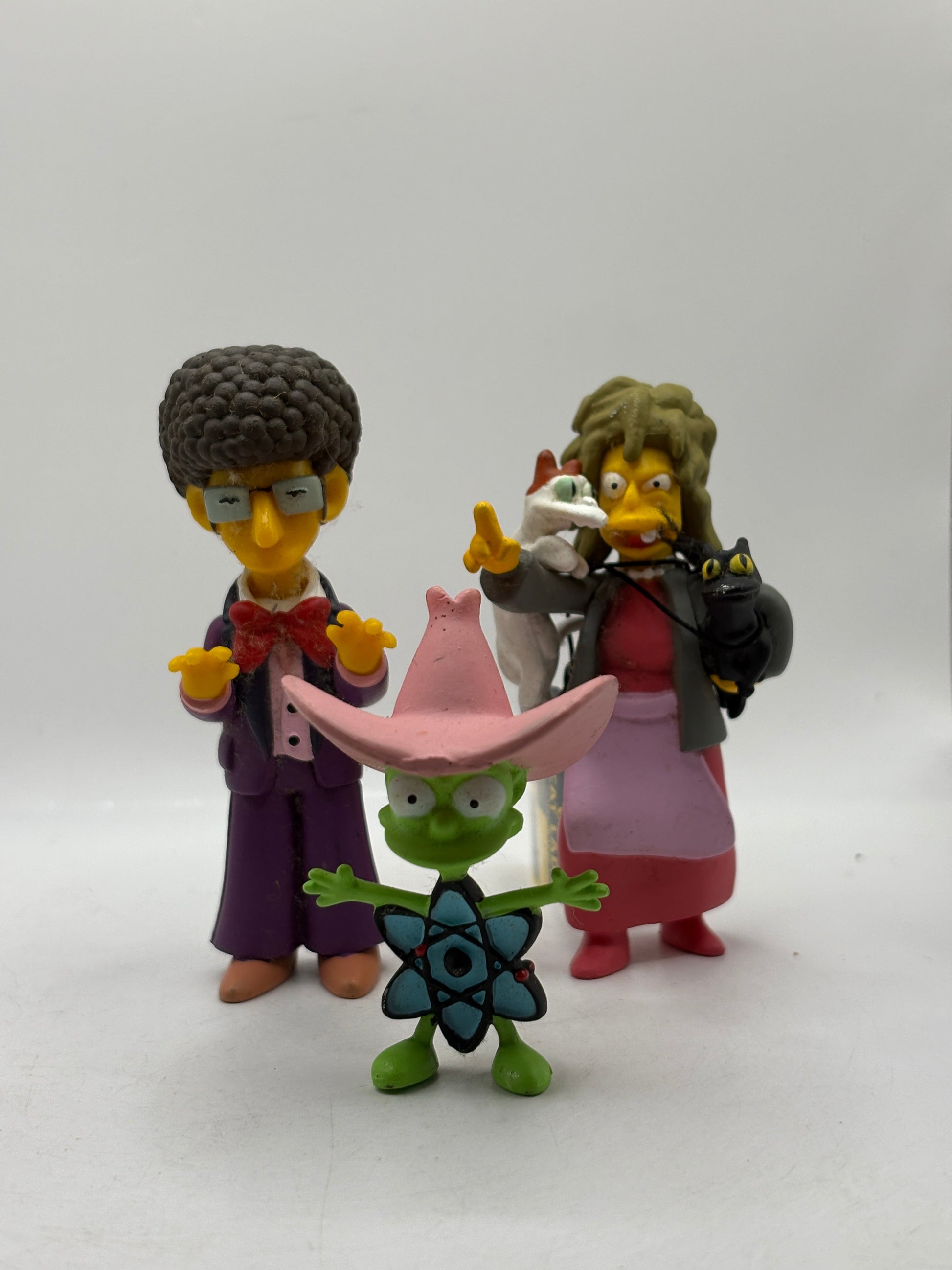 The Simpsons 2005 Action Figure Lot Assorted - Crazy Cat Lady + More FRENLY BRICKS - Open 7 Days