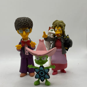 The Simpsons 2005 Action Figure Lot Assorted - Crazy Cat Lady + More FRENLY BRICKS - Open 7 Days