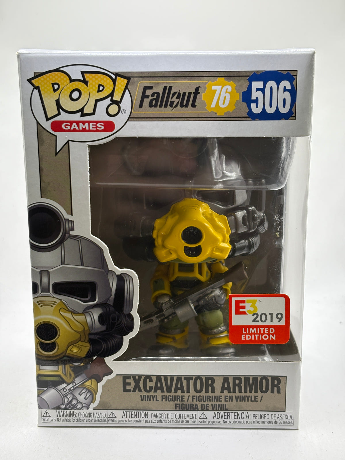 Funko POP! Games Fallout 76 #506 Excavator Armor 2019 Limited Edition image 1