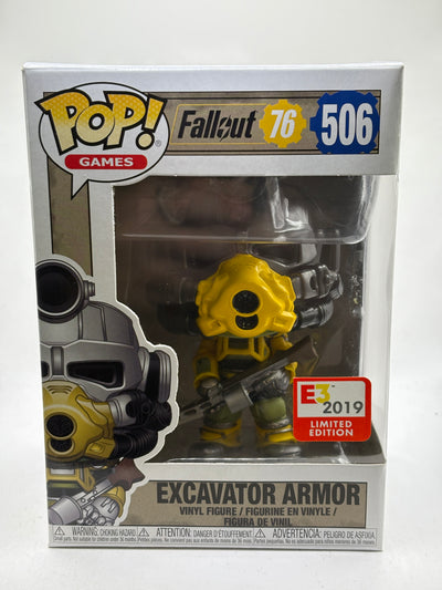 Funko POP! Games Fallout 76 #506 Excavator Armor 2019 Limited Edition