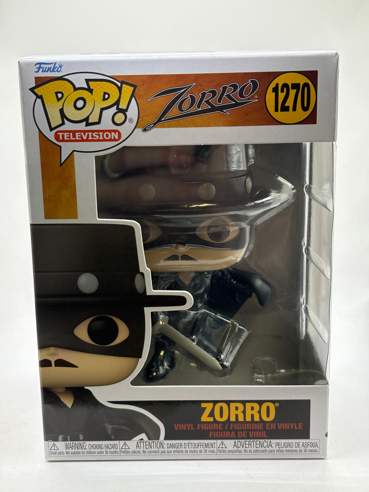 Funko POP! Television Zorro #1270 Zorro Vinyl Figure image 1