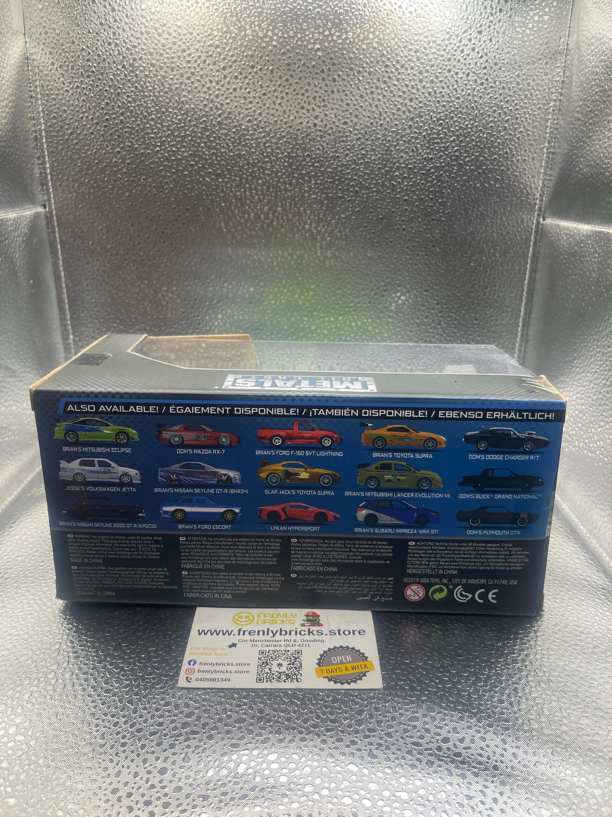Jada Toys 1:24 Brian’s Mitsubishi Eclipse Car #54030 FRENLY BRICKS - Open 7 Days