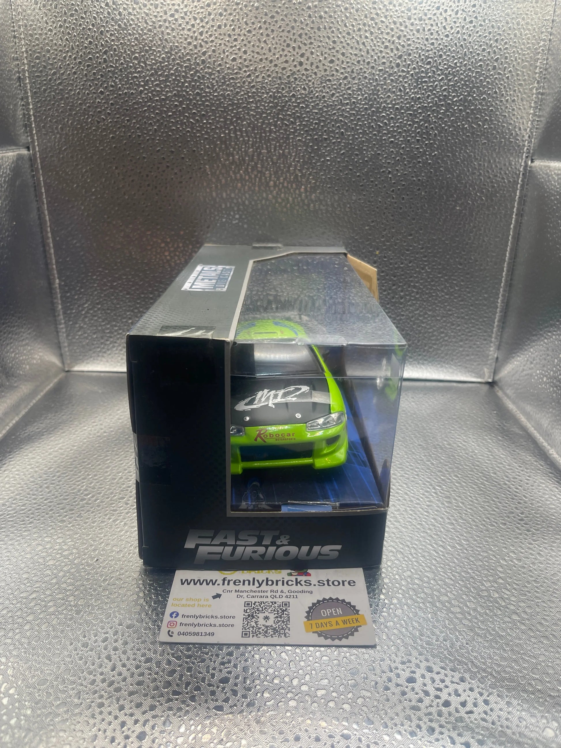 Jada Toys 1:24 Brian’s Mitsubishi Eclipse Car #54030 FRENLY BRICKS - Open 7 Days