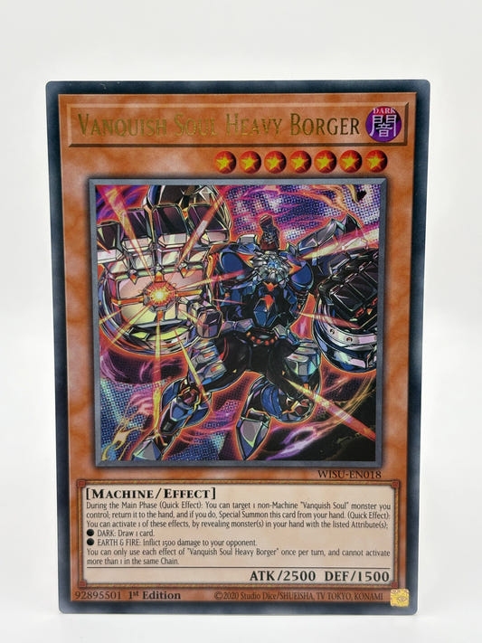 Vanquish Soul Heavy Borger CR #WISU-EN018 Collector's Rare Yu-Gi-Oh!
