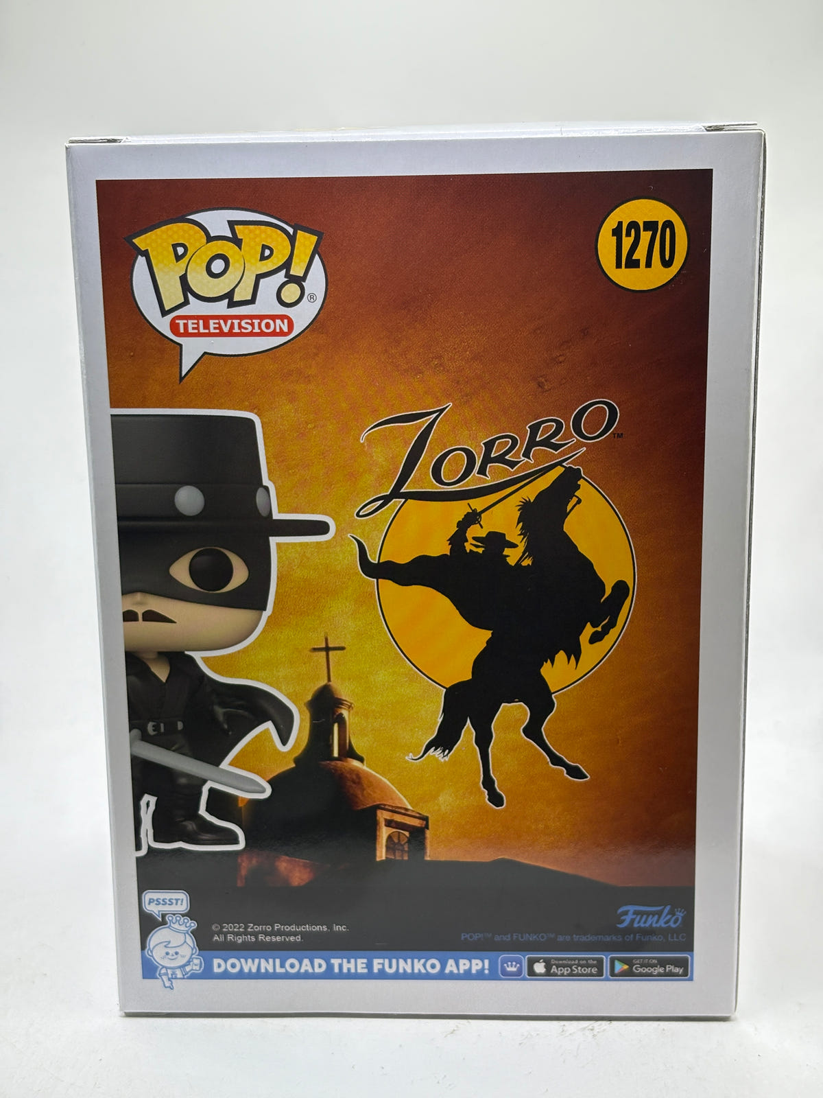Funko POP! Television Zorro #1270 Zorro Vinyl Figure image 3