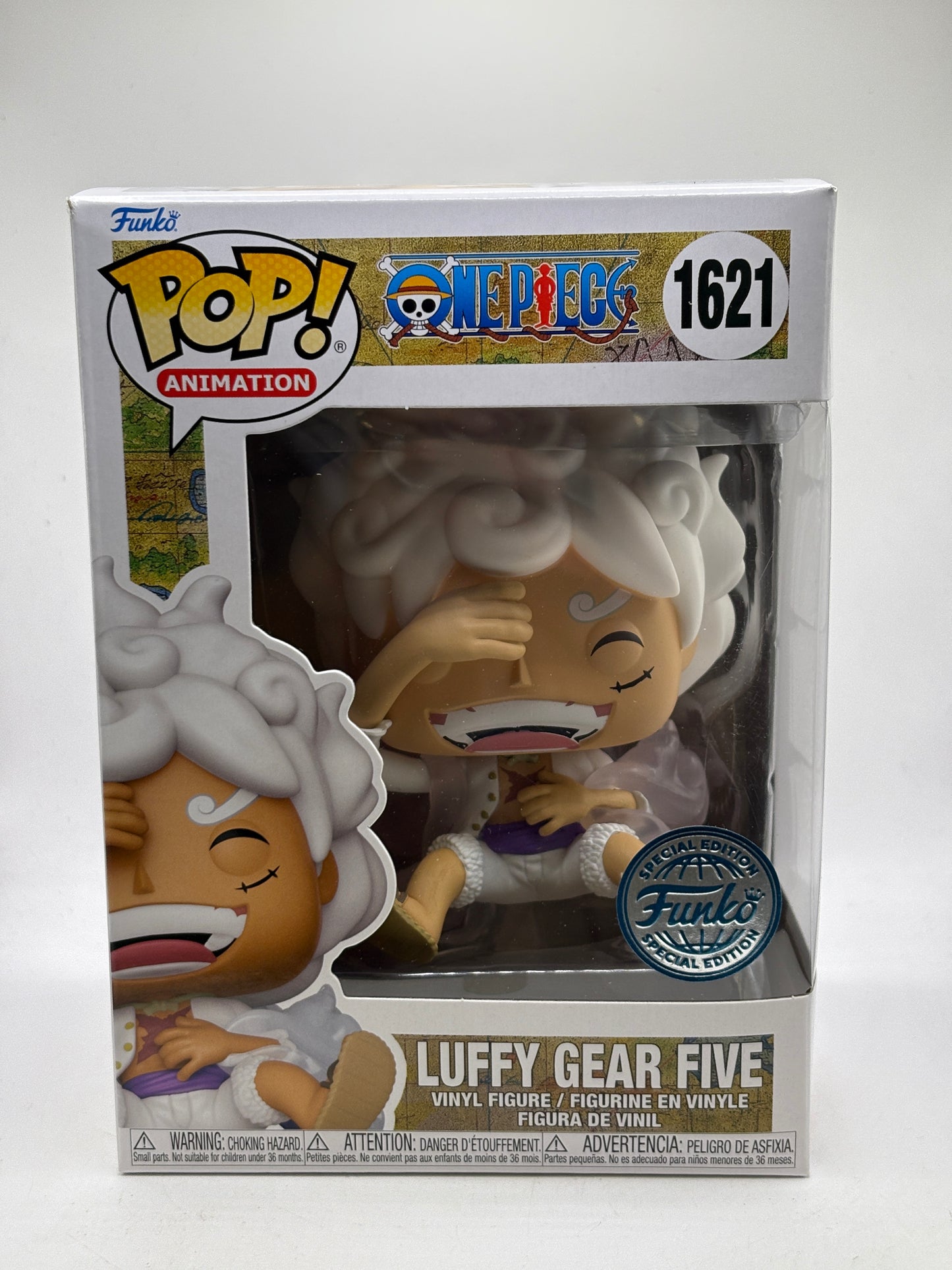 Funko POP! Animation One Piece #1621 Luffy Gear Five Special Edition Vinyl Figure (1)