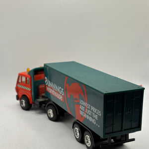 Bunnings Warehouse Truck with Trailer Vehicle Figure Loose FRENLY BRICKS - Open 7 Days