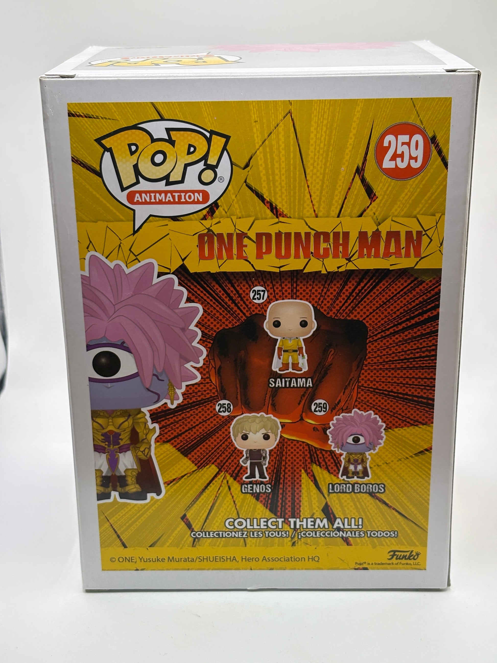 Funko POP! Animation One Punch Man #259 Lord Boros Vinyl Figure FRENLY BRICKS - Open 7 Days