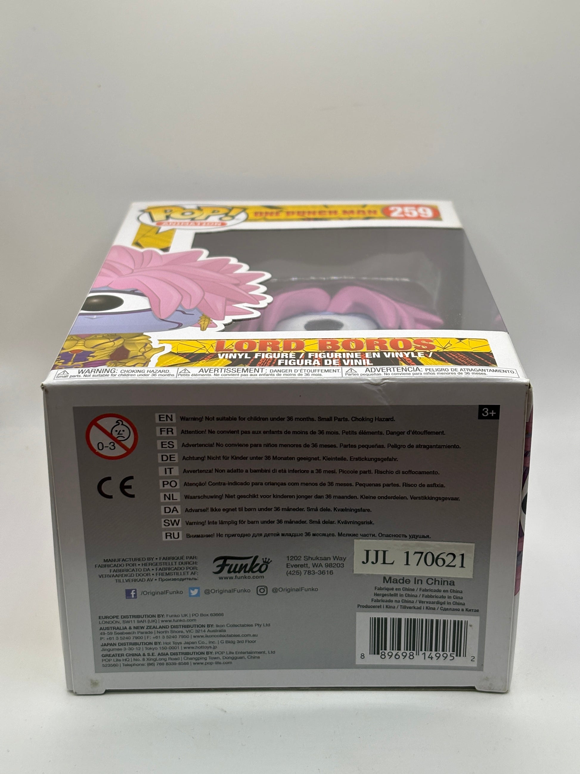 Funko POP! Animation One Punch Man #259 Lord Boros Vinyl Figure FRENLY BRICKS - Open 7 Days