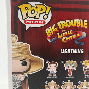 Funko POP Movies Big Trouble In Little China LIGHTNING #156 Vinyl Figure WORN FRENLY BRICKS - Open 7 Days