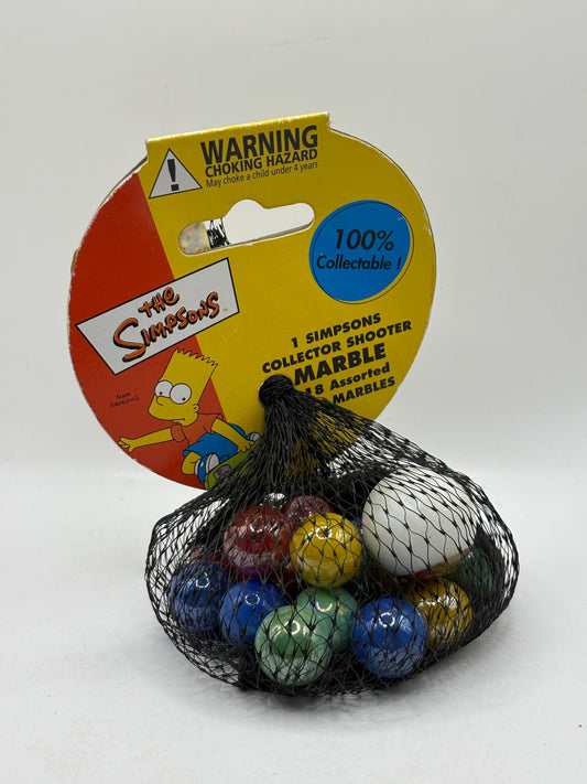2003 The Simpsons Collectable Marble + 18 Assorted Play Marbles FRENLY BRICKS - Open 7 Days