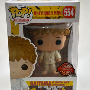Funko POP! Animation One Punch Man #554 Saitama at Martial Arts Tournament SE FRENLY BRICKS - Open 7 Days