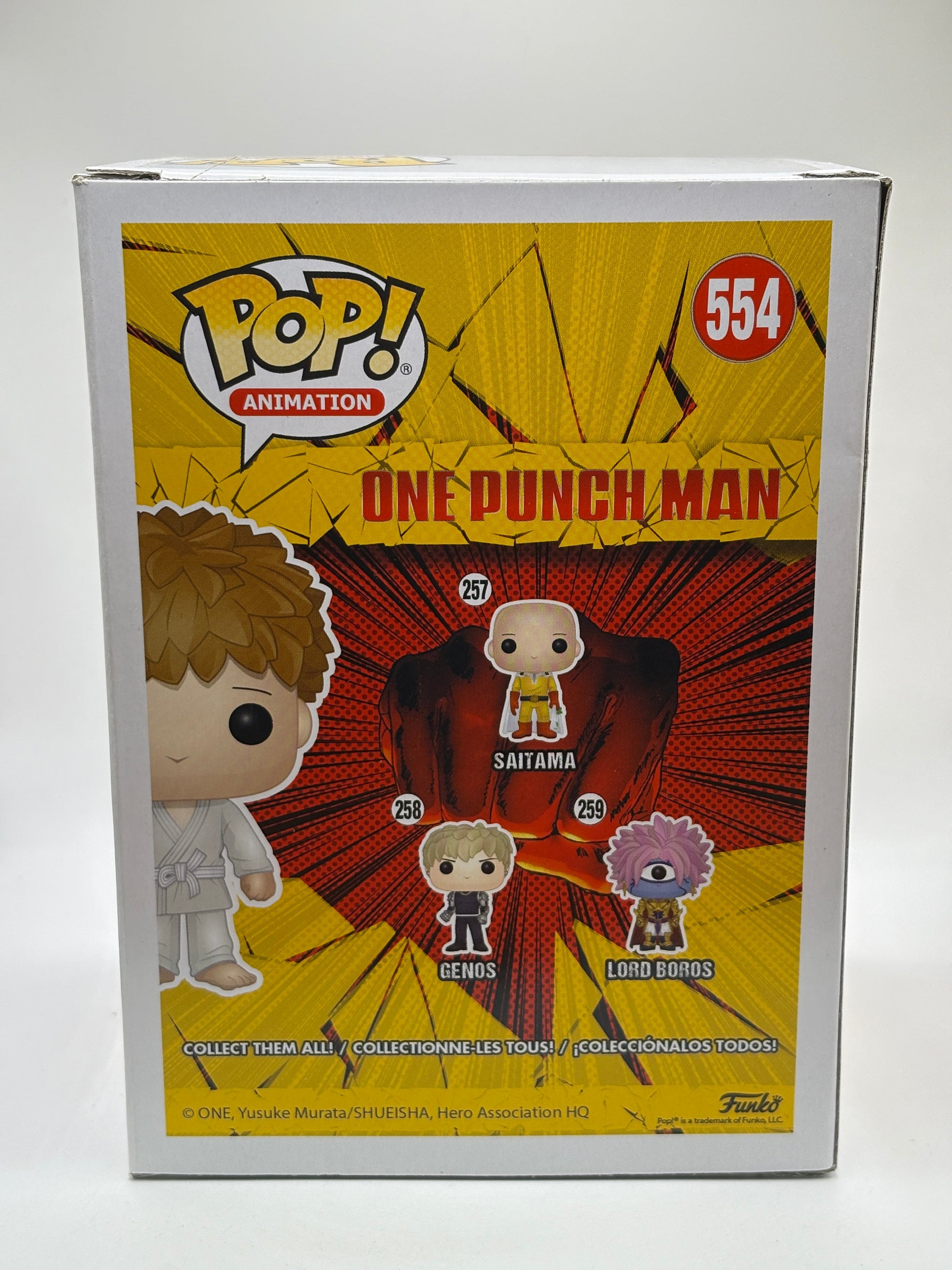 Funko POP! Animation One Punch Man #554 Saitama at Martial Arts Tournament SE FRENLY BRICKS - Open 7 Days