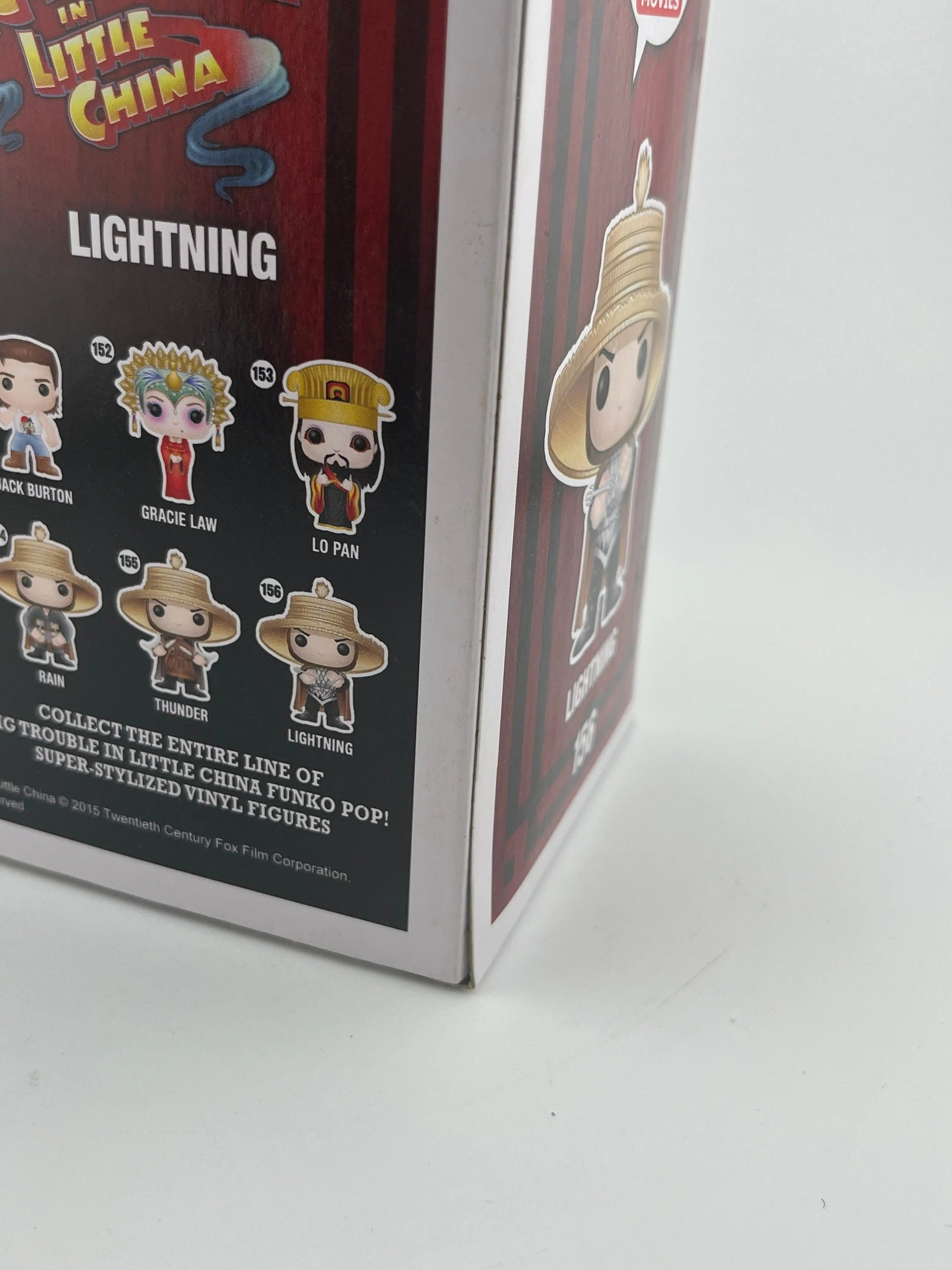 Funko POP Movies Big Trouble In Little China LIGHTNING #156 Vinyl Figure WORN FRENLY BRICKS - Open 7 Days