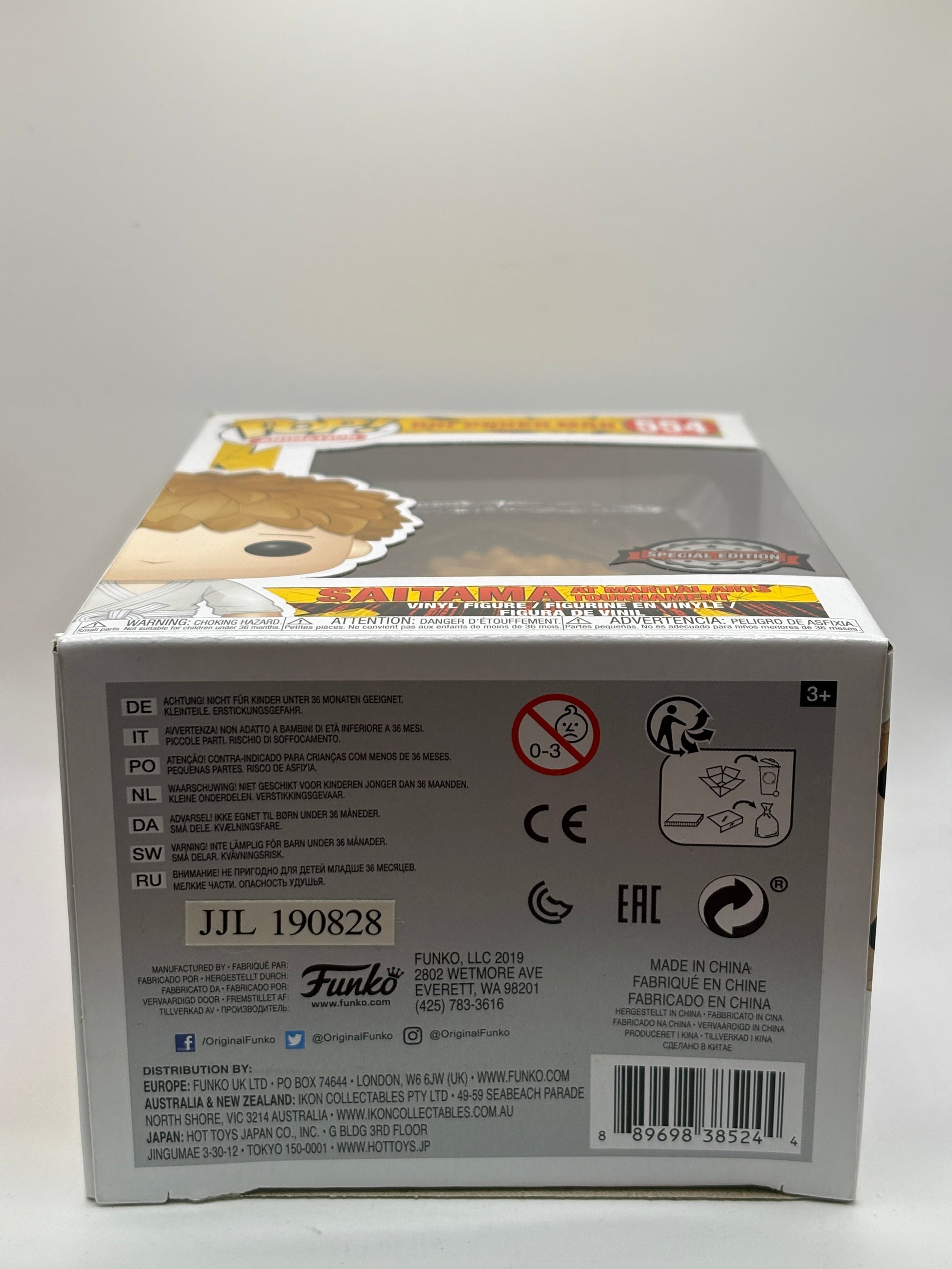 Funko POP! Animation One Punch Man #554 Saitama at Martial Arts Tournament SE FRENLY BRICKS - Open 7 Days