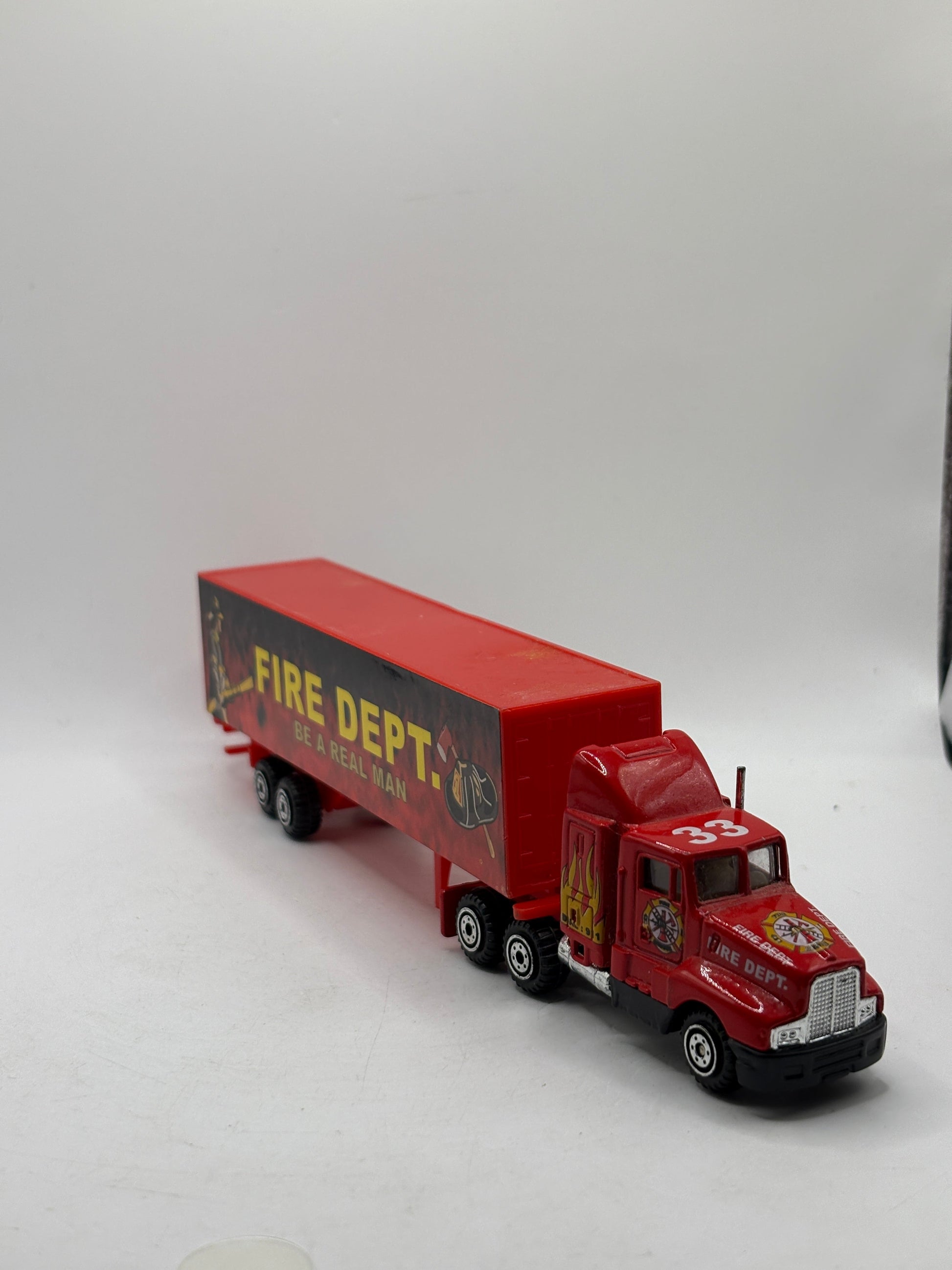 Rare Pro-Engine Fire Department Truck "Be a Real Man"  Japanese Release Loose FRENLY BRICKS - Open 7 Days