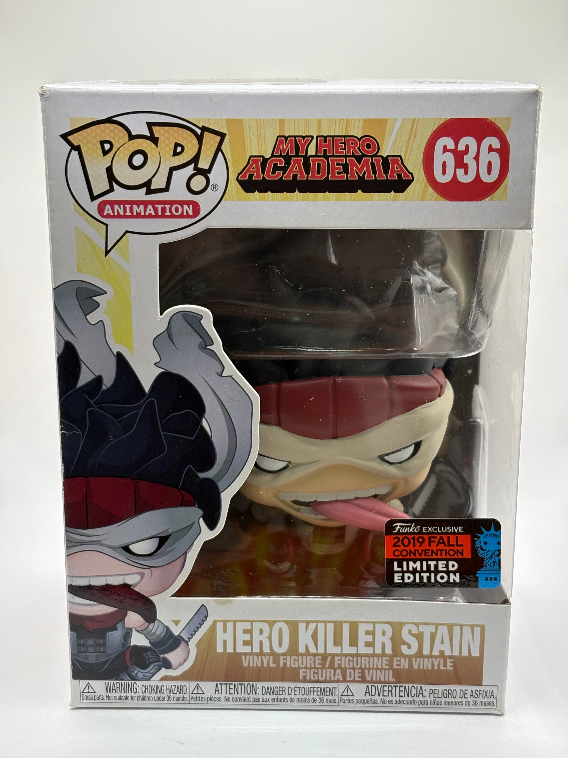Funko POP! Animation My Hero Academia #636 Hero Killer Stain 2019 Fall FRENLY BRICKS - Open 7 Days
