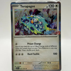Pokemon TCG Terapagos 161/191 Horizons Promo Stamp Sealed FRENLY BRICKS - Open 7 Days