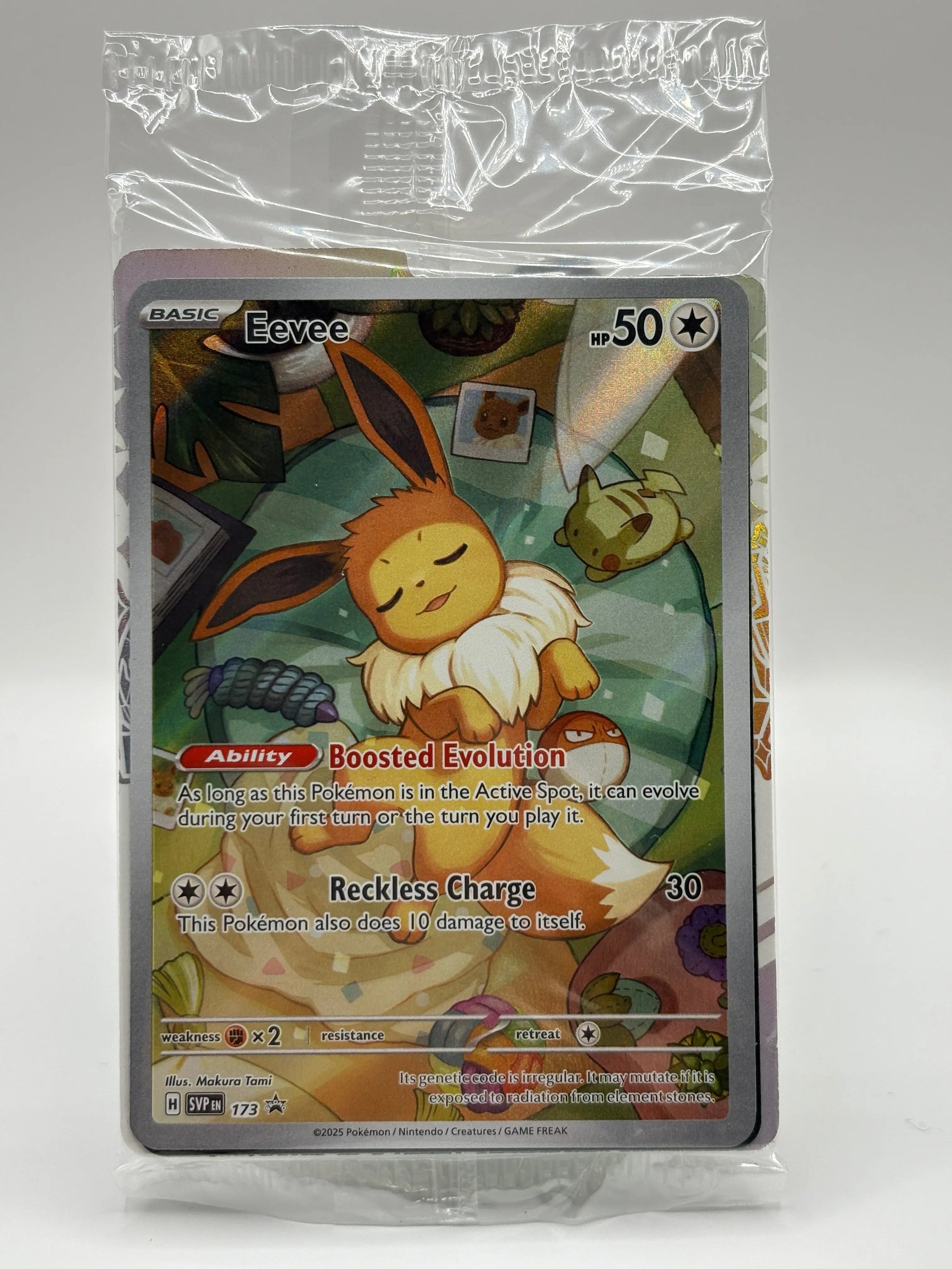 Pokemon Eevee Full Art Black Star Promo SVP 173 SEALED FRENLY BRICKS - Open 7 Days