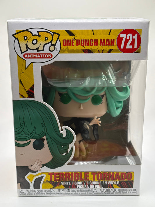 Funko POP! Animation One Punch Man #721 Terrible Tornado Vinyl Figure FRENLY BRICKS - Open 7 Days