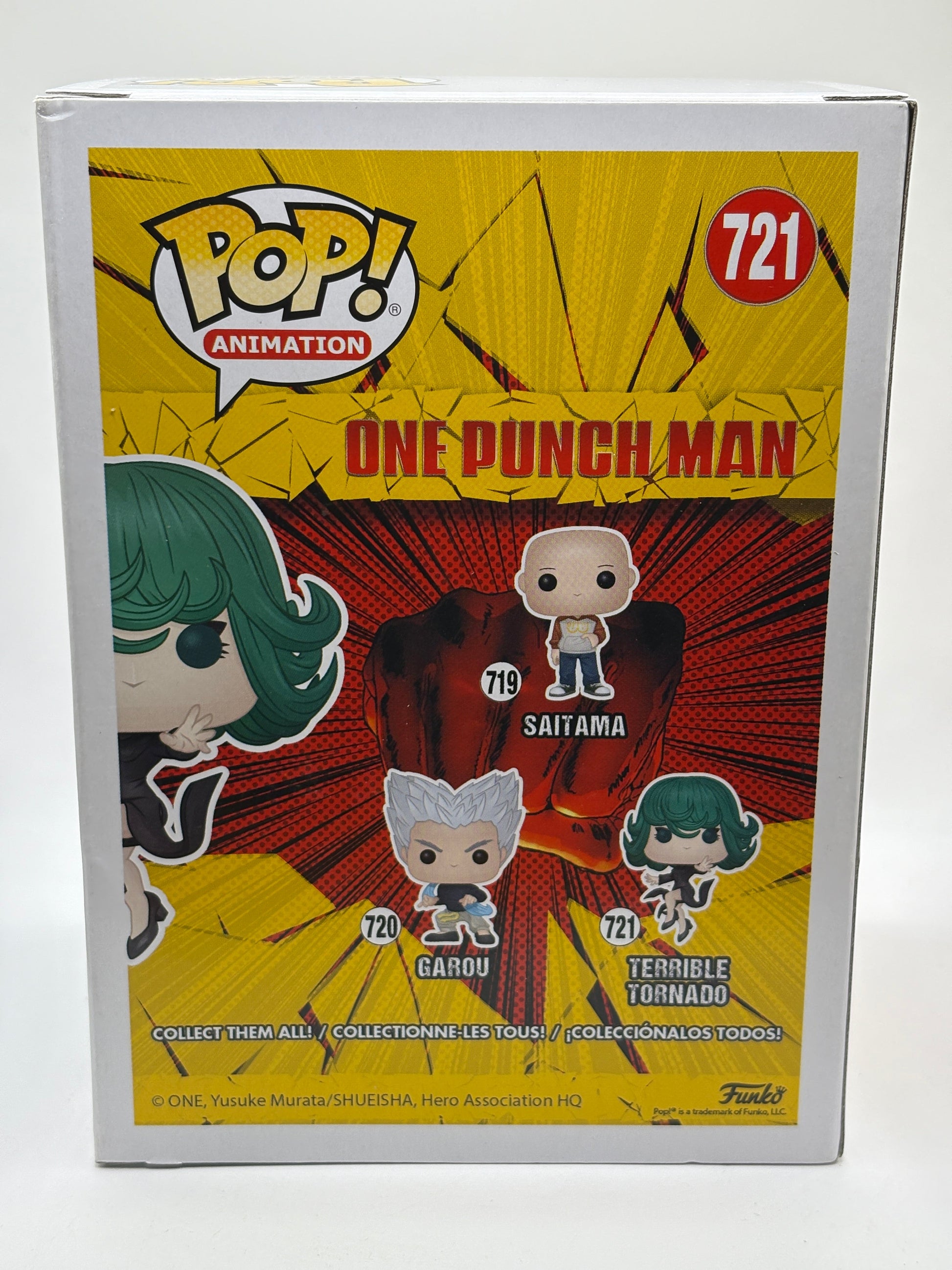 Funko POP! Animation One Punch Man #721 Terrible Tornado Vinyl Figure FRENLY BRICKS - Open 7 Days
