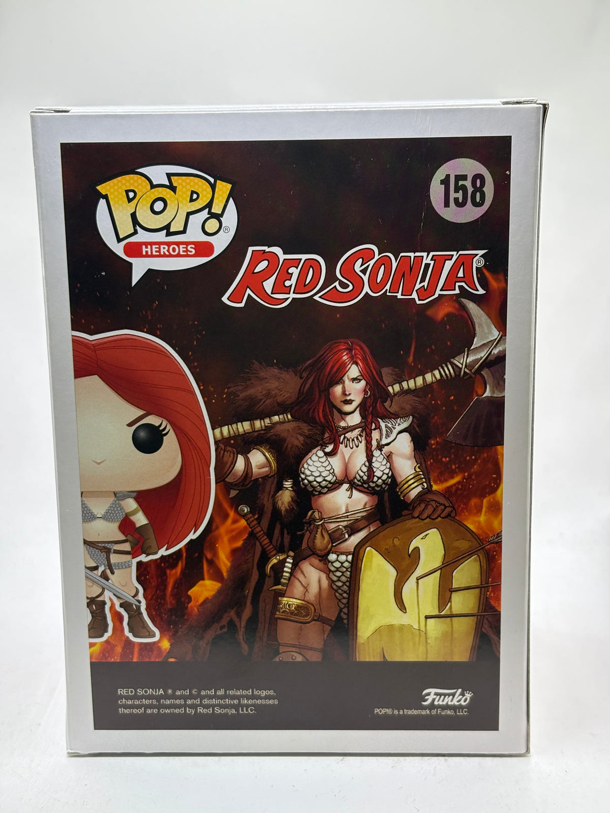 Funko POP! Heroes Red Sonja #158 Red Sonja Bloody Vinyl Figure image 3