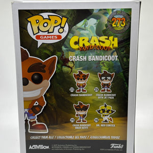 Funko POP! Games Crash Bandicoot #273 Crash Bandicoot Limited Chase FRENLY BRICKS - Open 7 Days