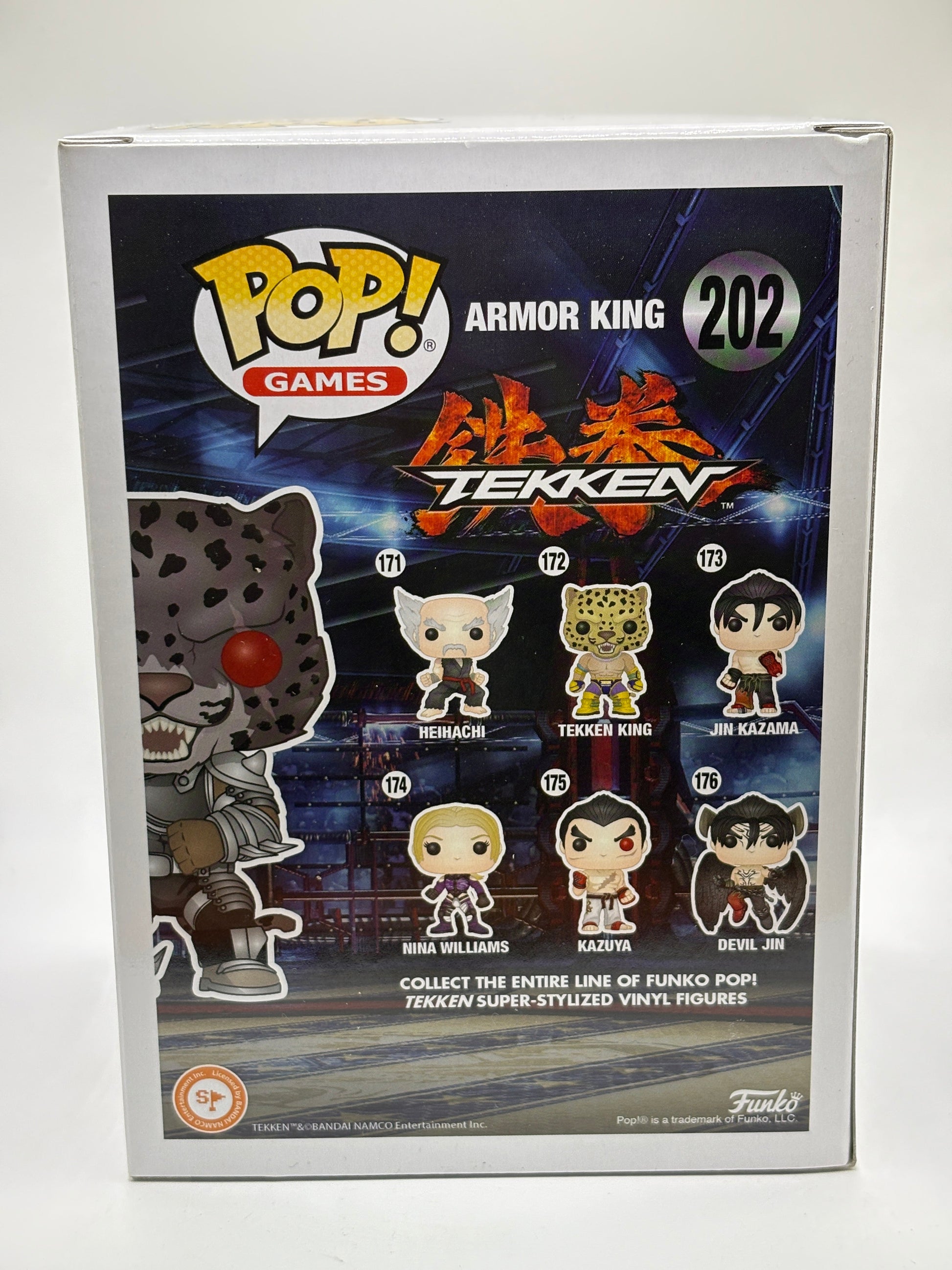 Funko POP! Games Tekken #202 Armor King Game Stop Exclusive FRENLY BRICKS - Open 7 Days