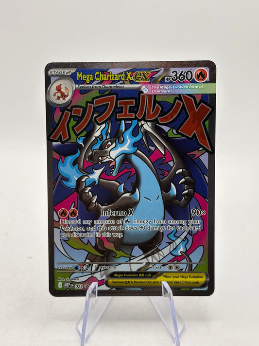 Pokemon TCG Mega Promos - Mega Charizard X EX MEP023 Black Star FRENLY BRICKS - Open 7 Days