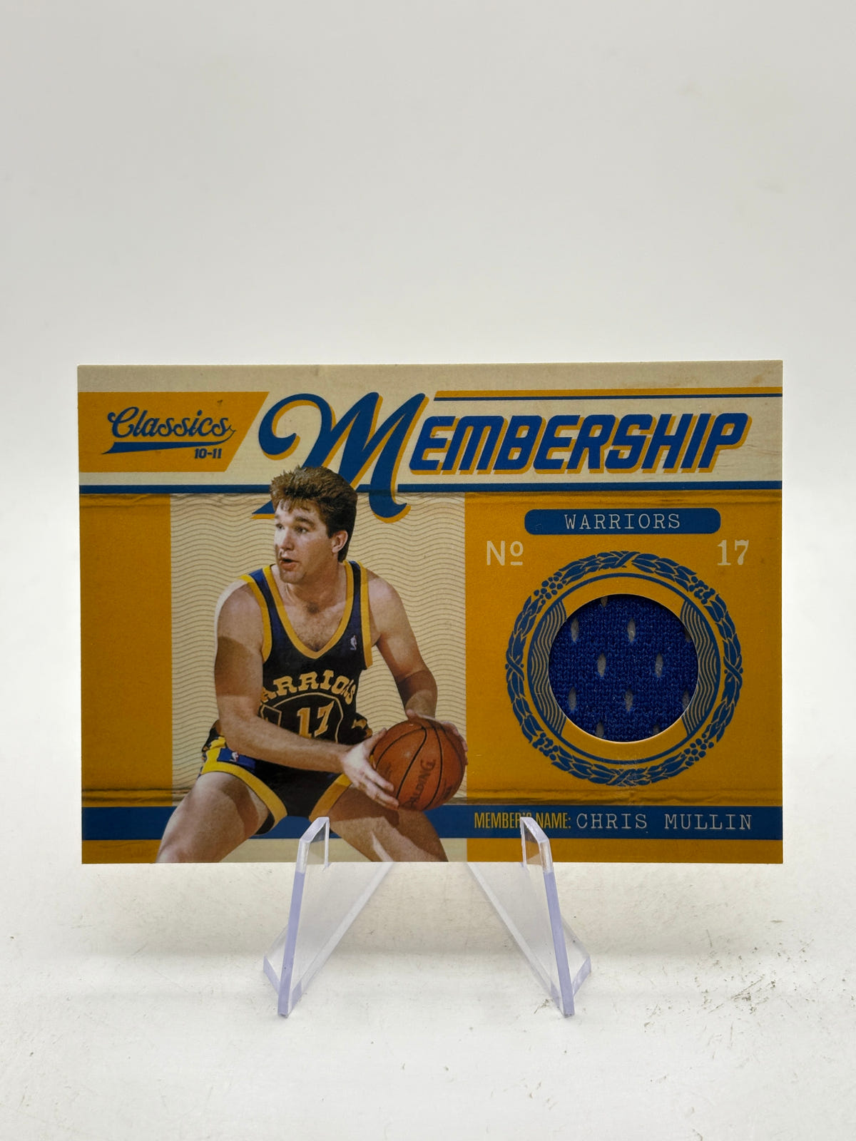 Chris Mullin 2010 Panini Classics - Membership Materials #8 /250 Warriors image 1