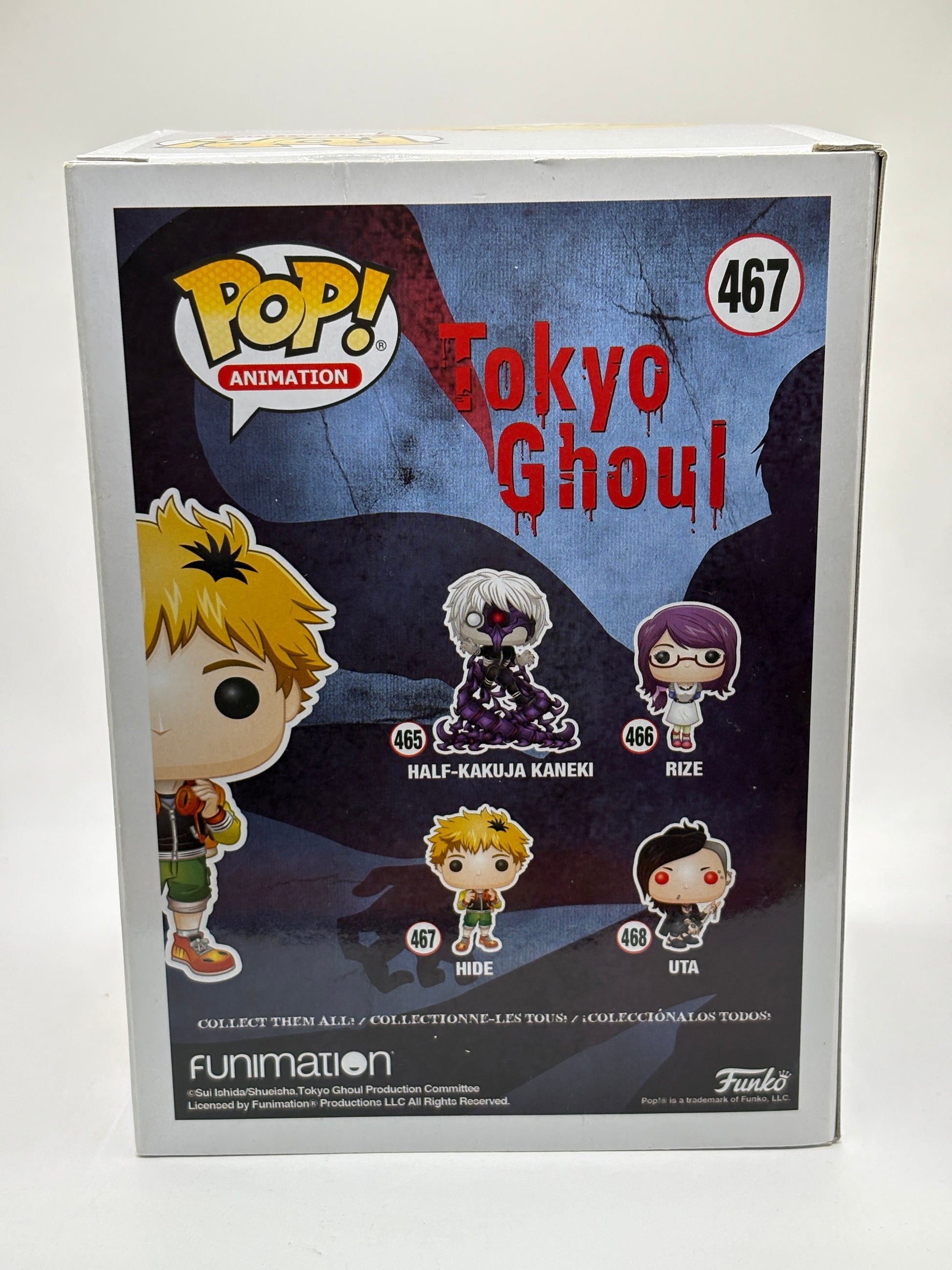 Funko POP! Animation Tokyo Ghoul #467 Hide Vinyl Figure FRENLY BRICKS - Open 7 Days