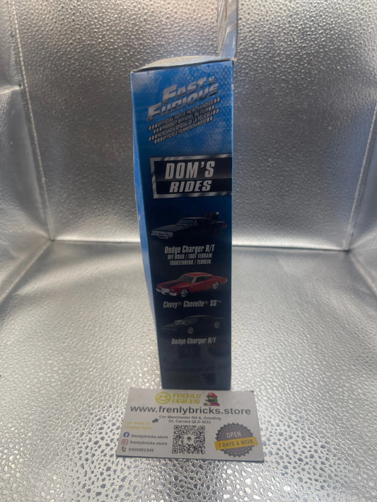 Fast & Furious 3 Pack Dodge Charger R/T Chevelle SS Dom’s Rides DieCast Car Jada FRENLY BRICKS - Open 7 Days