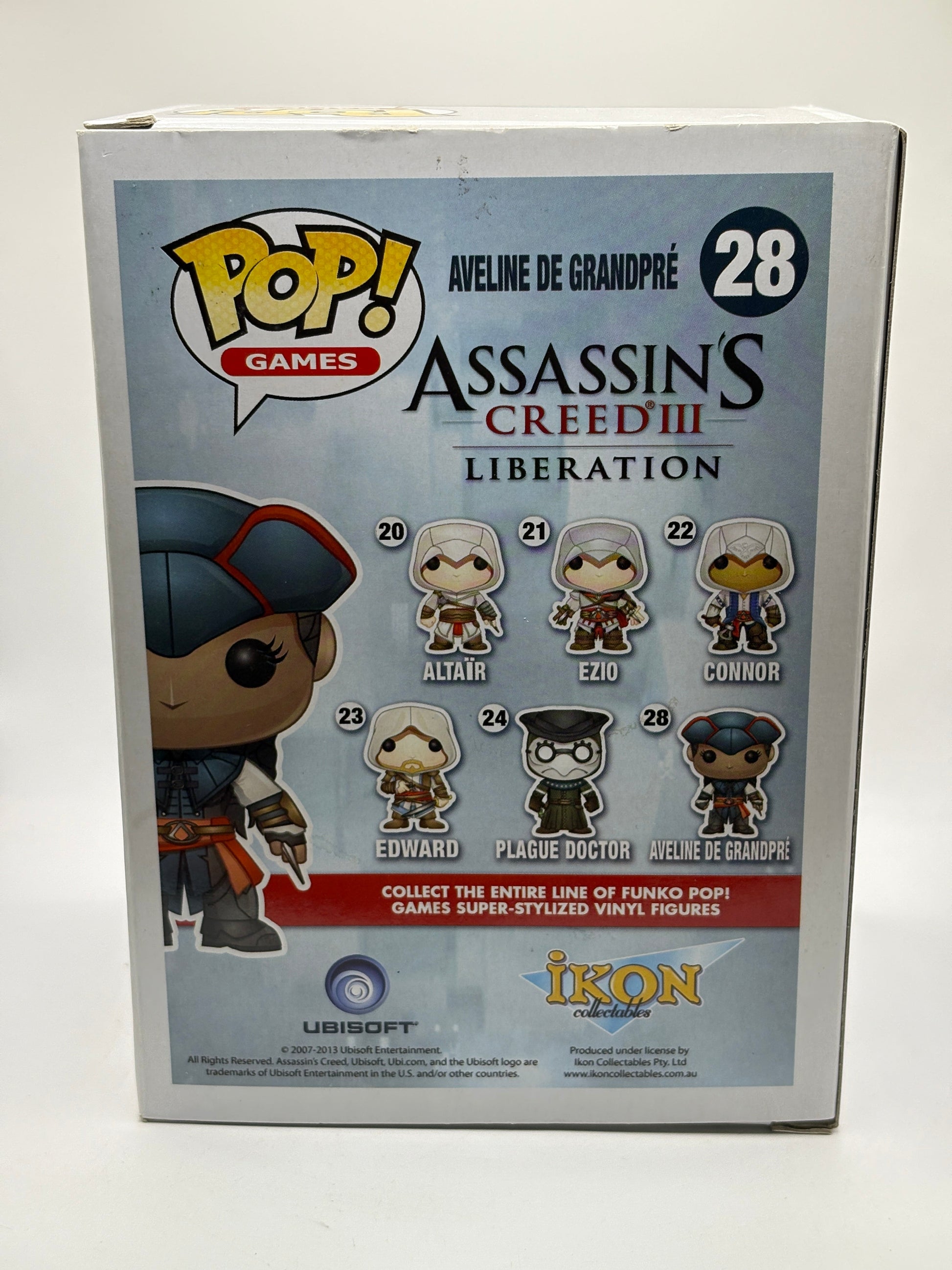 Funko POP! Games Assassins Creed III Liberation #28 Aveline De Grandpre FRENLY BRICKS - Open 7 Days