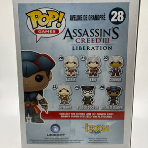 Funko POP! Games Assassins Creed III Liberation #28 Aveline De Grandpre FRENLY BRICKS - Open 7 Days