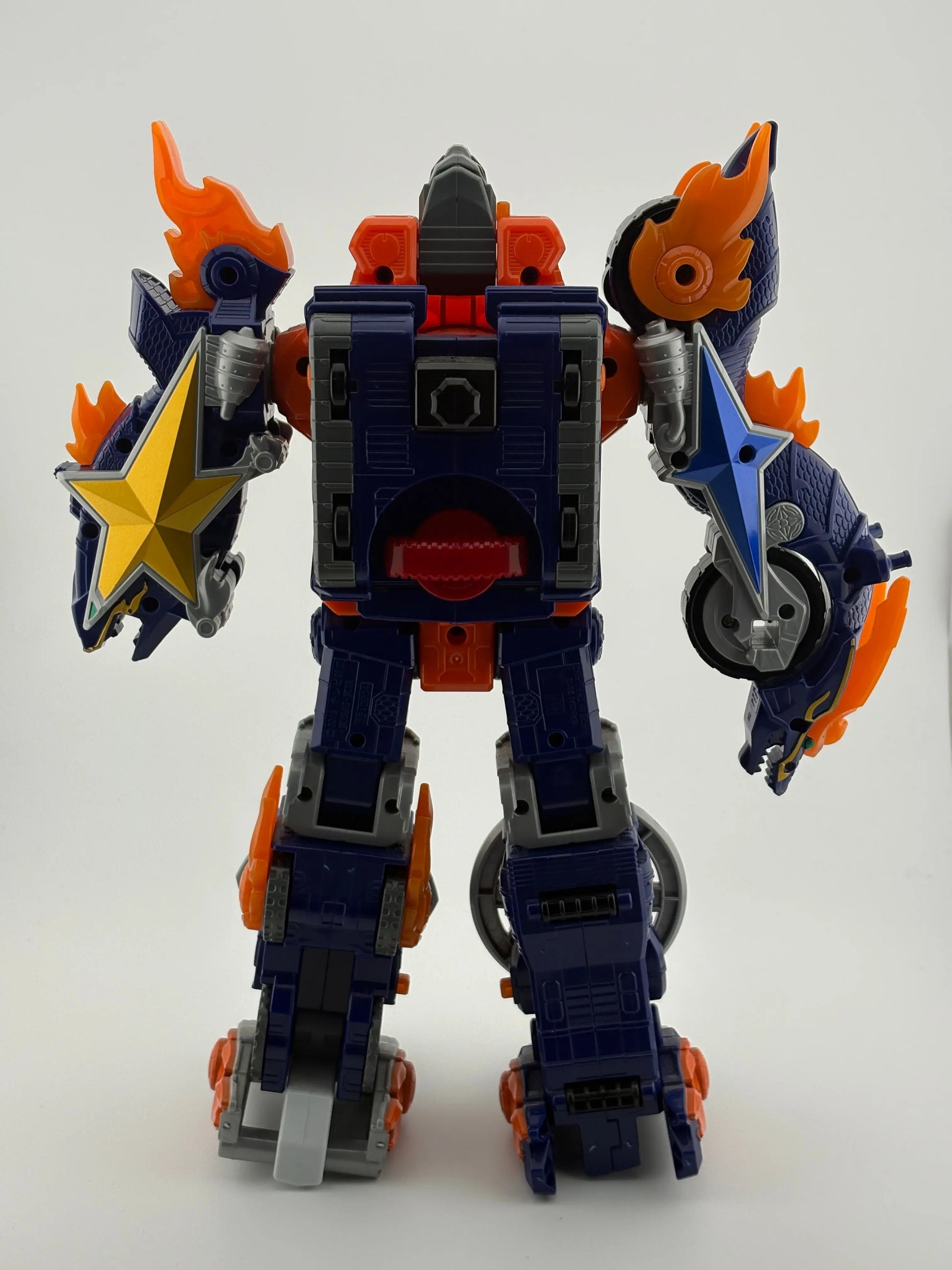 Power Rangers Ninja Steel Ninninger DX Gekiatsu Daioh Blaze Megazord BANDAI *Incomplete* FRENLY BRICKS - Open 7 Days