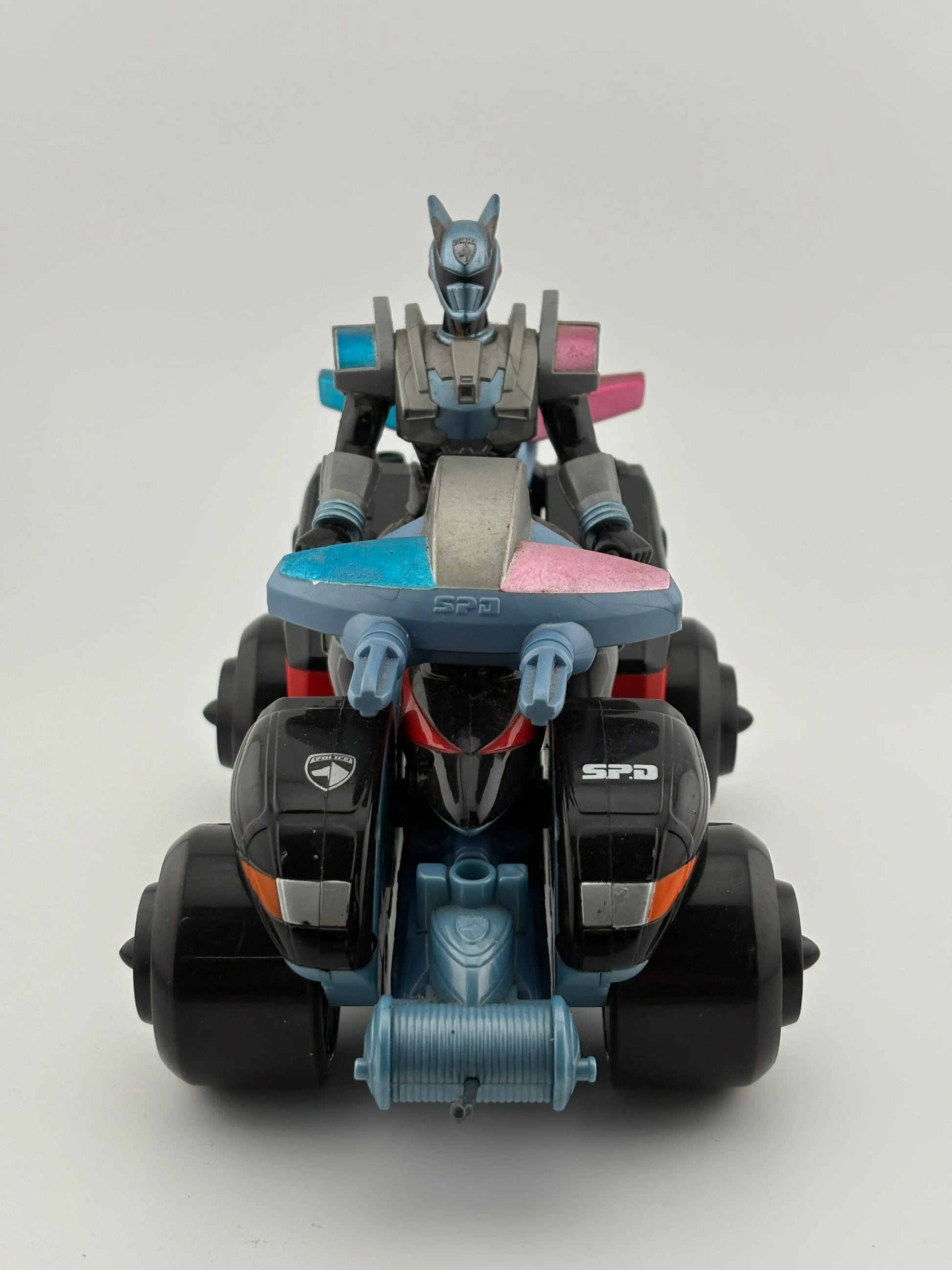 Power Rangers Delta Morph ATV & S.P.D Shadow Ranger Figure 2005 FRENLY BRICKS - Open 7 Days