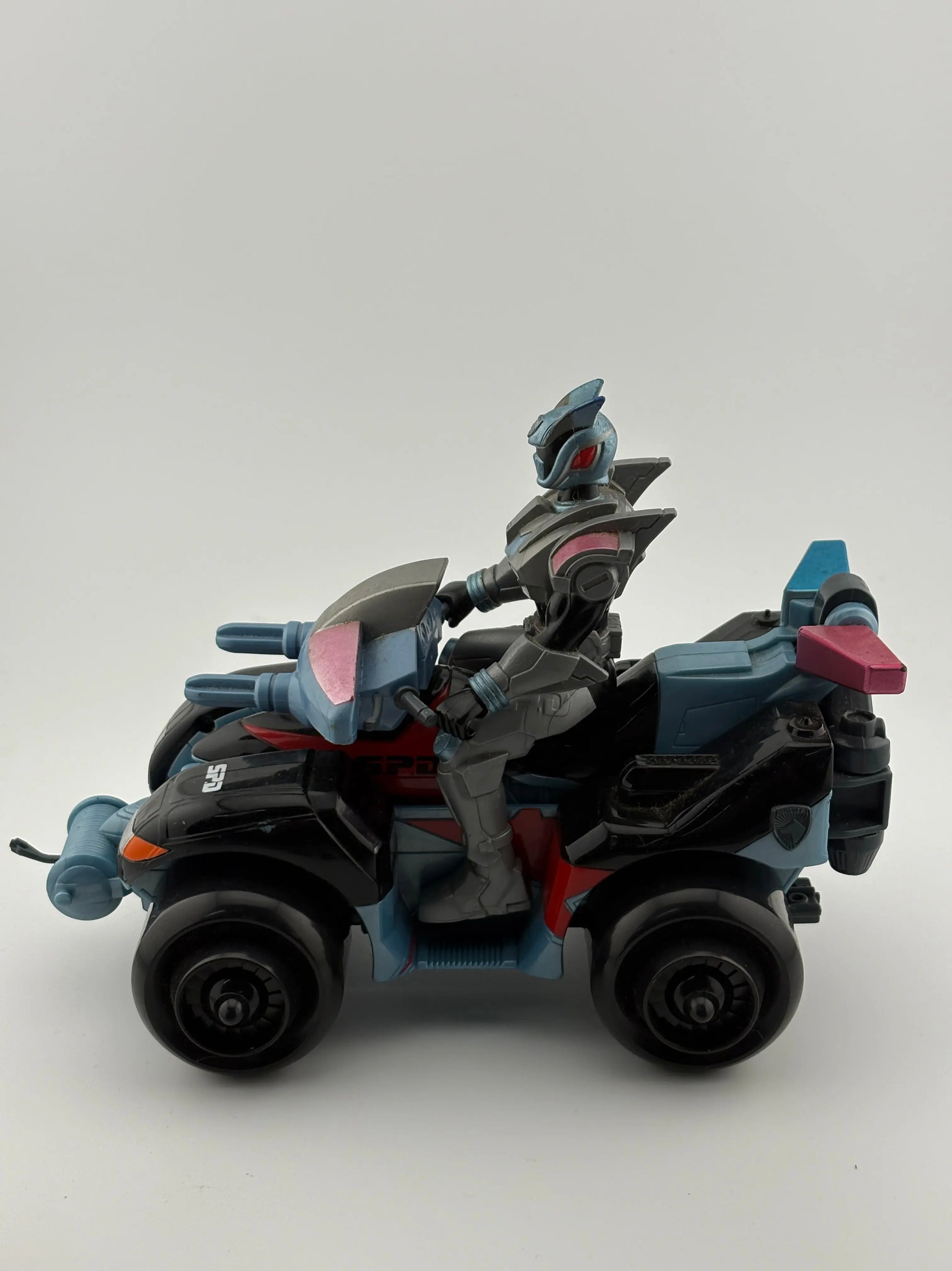 Power Rangers Delta Morph ATV & S.P.D Shadow Ranger Figure 2005 FRENLY BRICKS - Open 7 Days