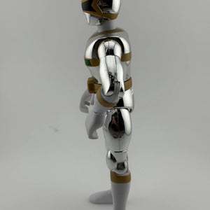 Vintage Power Rangers In Space Bandai Silver Ranger Action Figure 8